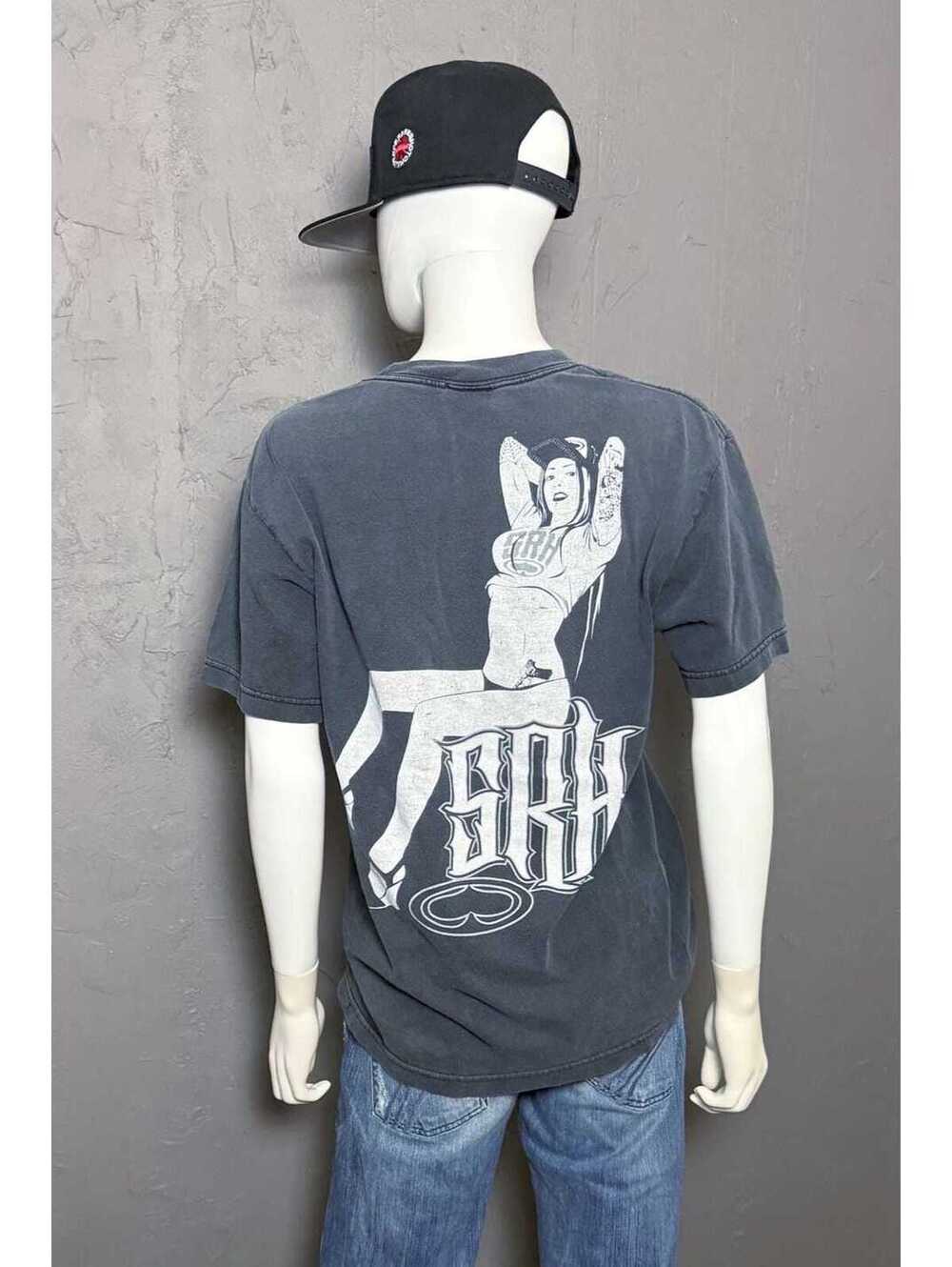 Y2K Vintage SRH Gangster Pinup Girl Graphic T size medium